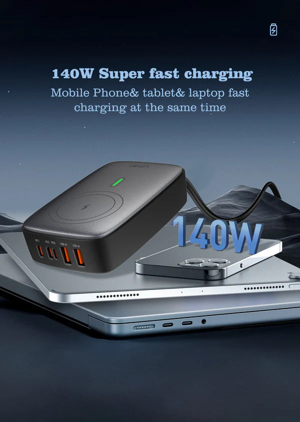 Ldnio Q4010 140W Multiport Desktop Charging Wireless Charger Ldnio Q4010 140W Multiport Desktop Charging Wireless Charger